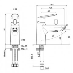 FIMA|Carlo Frattini Spot Смеситель на борт ванны, с переключателем, цвет хром