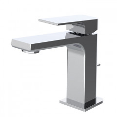 FIMA|Carlo Frattini Fit Смеситель для раковины на 1 отв, с донным клапаном, h110мм излив 110мм, цвет: хром