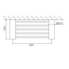 Fima Carlo Frattini Quadra Мыльница в душевую кабину, цвет: чёрный матовый