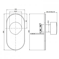 Fima Carlo Frattini So Смеситель для раковины, встраиваемый, цвет: золото