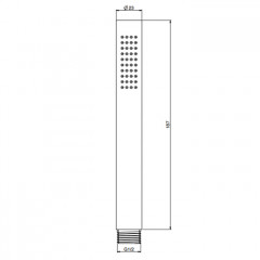 FIMA|Carlo Frattini Spillo Steel Ручной душ, цвет INOX
