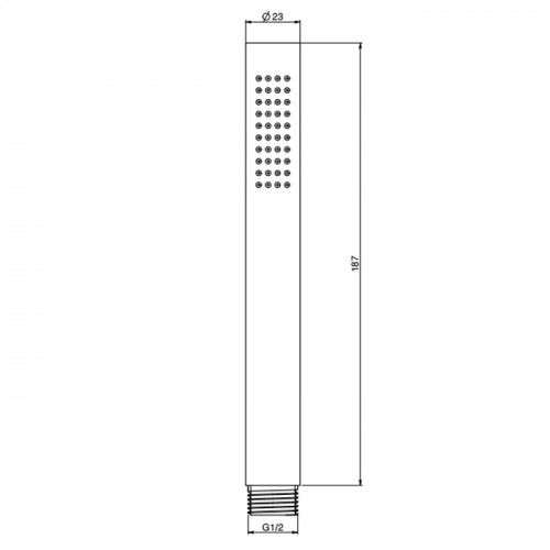 FIMA|Carlo Frattini Spillo Steel Ручной душ, цвет INOX