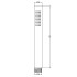 FIMA|Carlo Frattini Spillo Steel Ручной душ, цвет INOX
