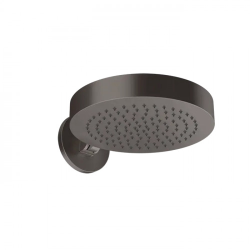 GESSI Origini Верхний душ настенный круглый 320 мм, с защитой от изв налета, цвет Black Metal Brushed PVD