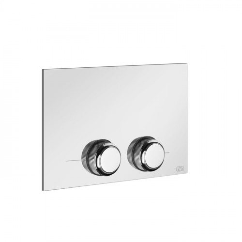GESSI VENTI20 Клавиша смыва для унитаза двойная, для инсталляций TECE, цвет хром