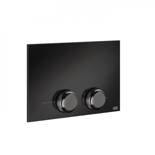 GESSI VENTI20 Клавиша смыва для унитаза двойная, для инсталляций TECE, цвет Black Metal PVD