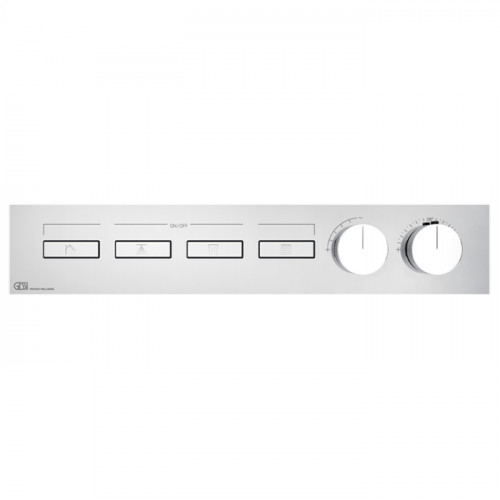 Gessi Hi-Fi Термостат для душа, с включением до 4 источников одновременно (внешняя часть), цвет: хром