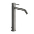 GESSI 316 Смеситель для раковины на 1 отверстие, высокий h=305мм, с донным клапаном, излив 155мм, цвет: steel brushed
