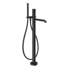 GESSI HABITO CESELLO Смеситель для ванны напольный, однорычажный, цвет Black XL