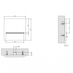Gessi Cascata Душевой каскадный излив с возможностью подкл. удаленного управления , цвет Gold CCP