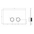 Gessi Ingranaggio Клавиши смыва Geberit Sigma 8 e Sigma 12., цвет Black Metal Brushed PVD
