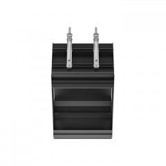 GESSI BINARIO Профиль линейный 250 мм., без подготовки под модули, цвет Black XL