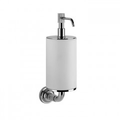 GESSI VENTI20 Дозатор для жидкого мыла подвесной, цвет белый, фурнитура хром