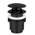 Gessi Emporio Technical accessories Автоматический донный клапан"Stop&Go" для раковины c переливом, цвет: Black XL