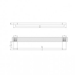 GESSI Origini Полотенцедержатель, 45 см, цвет хром