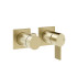 GESSI INVERSO DIAMANTATO Внешняя часть настенного смесителя для душа на 2 выхода, цвет: Brass Brushed PVD