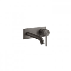 GESSI 316 Встраиваемый смеситель с изливом 147мм (внешние части), цвет: brushed black metal pvd