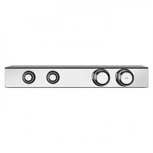GESSI HI-FI ECLECTIC Смеситель для душа настенный встраиваемый, термостатический, с полкой, с 2 запорными кнопками, цвет хром