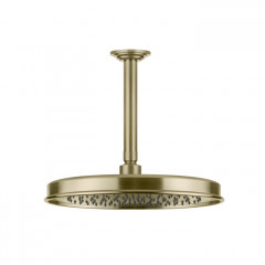 GESSI VENTI20 Верхний душ 300 мм., с потолочным держателем 293 мм., цвет Brushed Brass PVD