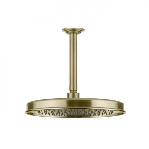GESSI VENTI20 Верхний душ 300 мм., с потолочным держателем 293 мм., цвет Brushed Brass PVD