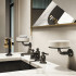 GESSI VENTI20 Мыльница подвесная, цвет белый, фурнитура черный матовый