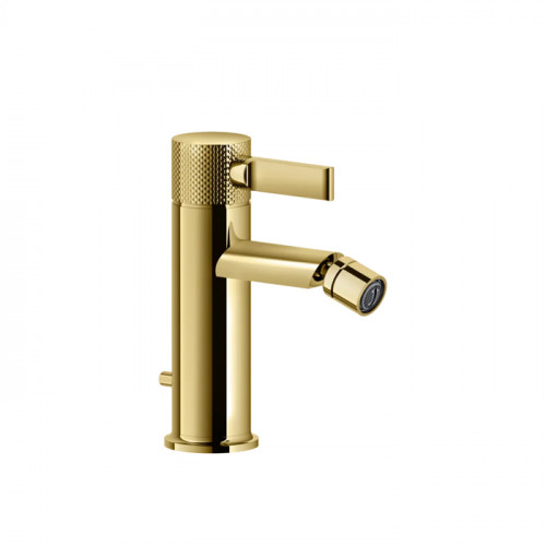 GESSI INCISO Смеситель для биде на 1 отверстие с донным клапаном Цвет: золото