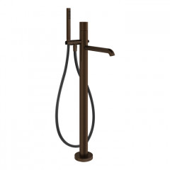 GESSI HABITO DIAMANTATO Смеситель для ванны напольный, однорычажный, цвет Dark Bronze