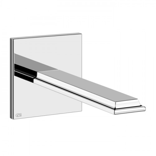 Gessi Eleganza Настенный излив на 1/2" для монтажа с удаленным управлением 46112+46106 (не входит в комплект), цвет: хром