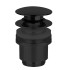 Gessi Донный клапан для раковины Stop&Go на 1 1/4", без слива-перелива, цвет Black XL