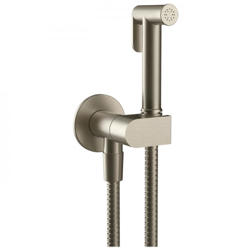 Gessi Гигиенический душ, шланг 1250 мм, цвет Finox Brushed Nickel
