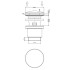 Gessi Emporio Technical accessories Автоматический донный клапан"Stop&Go" для раковины c переливом, цвет: Black XL