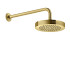 GESSI INCISO Душевая головка настенная, шарнирная на 1/2", 218мм, цвет: золото