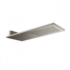GESSI Верхний душ 550х200 мм., для настенного крепления, цвет Steel Brushed