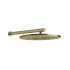 GESSI 316 Верхний душ 355 мм., с настенным держателем 450 мм., цвет Brushed Brass PVD