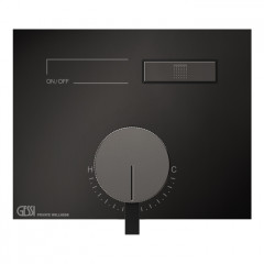 Gessi Hi-Fi Смеситель для душа, с включением 1 источника (внешняя часть), цвет: Black Metal PVD