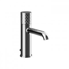 GESSI HABITO INTRECCIO Смеситель для раковины на 1 отверстие, однорычажный, в комплекте с донным клапаном, цвет хром
