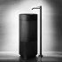 GESSI INCISO Подставка напольная под раковину 54601, сифон в комплекте, цвет Cristalplant Dark Metal