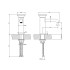 GESSI Origini Смеситель для раковины , в компл с отд вставкой, цвет Finox Brushed Nickel