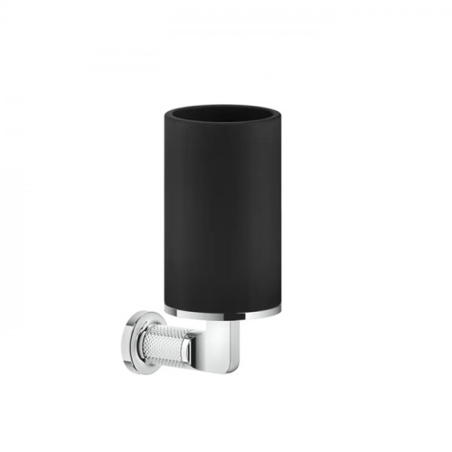 GESSI INCISO Стакан настенный, цвет: черный/хром