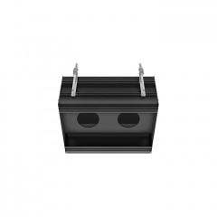 GESSI BINARIO Профиль линейный 460 мм., для 2 модулей, установка Easy-Fix, цвет Black XL