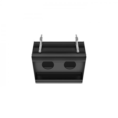GESSI BINARIO Профиль линейный 460 мм., для 2 модулей, установка Easy-Fix, цвет Black XL