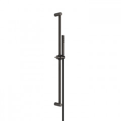 GESSI 316 Штанга в комплекте с душевой лейкой с легкой очисткой, шланг 1,50 м, цвет: brushed black metal pvd