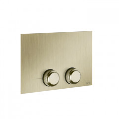 GESSI VENTI20 Клавиша смыва для унитаза двойная, для инсталляций TECE, цвет Brushed Brass PVD