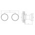 GESSI Origini Смеситель встраиваемый на 2 позиции,с отд вставкой., цвет: Finox Brushed Nickel
