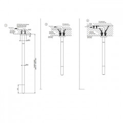 GESSI Origini Потолочный излив с длиной под заказ., цвет: хром