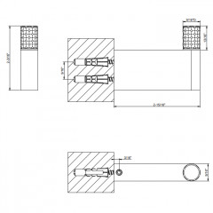 GESSI HABITO INTRECCIO Крючок, цвет Black Metal Brushed PVD