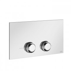 GESSI VENTI20 Клавиша смыва для унитаза двойная, для инсталляций Viega, цвет хром