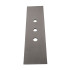 GESSI 316 Пластина на 3 отверстия для монтажного бокса, цвет: brushed black metal pvd