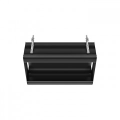 GESSI BINARIO Профиль линейный 670 мм., для 3 модулей, установка Shift-Fix, цвет Black XL