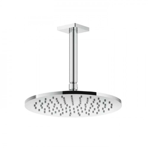 GESSI Rilievo Потолочная душевая головка шарнирная на 1/2",250 мм., цвет: хром